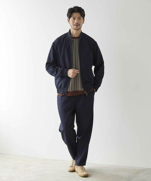 MEN'S BIGI / メンズビギ スラックス・ドレスパンツ | ＜セットアップ対応＞アルガンオイル加工 リラックスパンツ | 詳細5