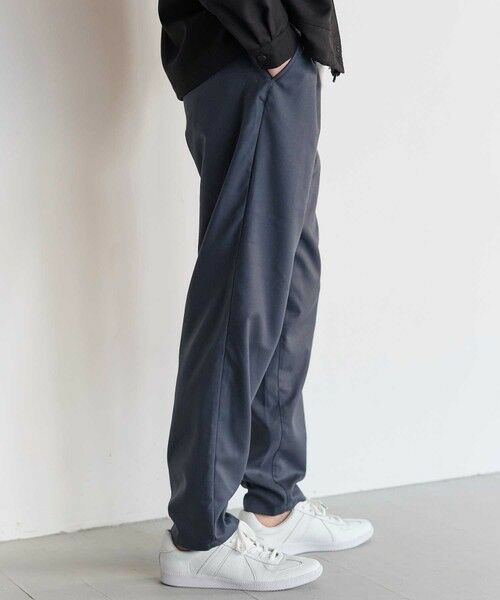 MEN'S BIGI / メンズビギ その他パンツ | ポリエステルギャバジンワンタックセミテーパードパンツ | 詳細2