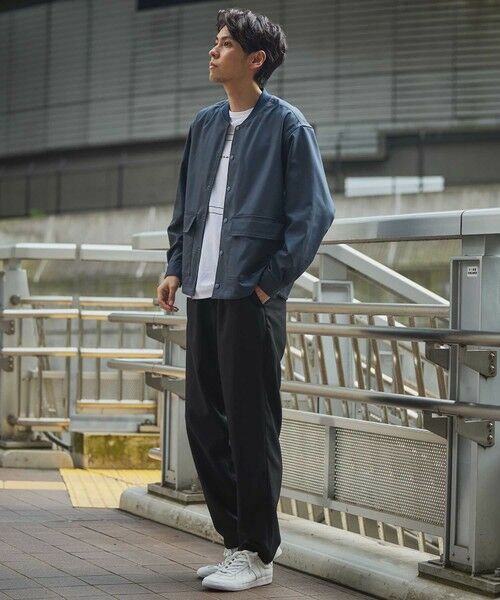 MEN'S BIGI / メンズビギ その他パンツ | ポリエステルギャバジンワンタックセミテーパードパンツ | 詳細8