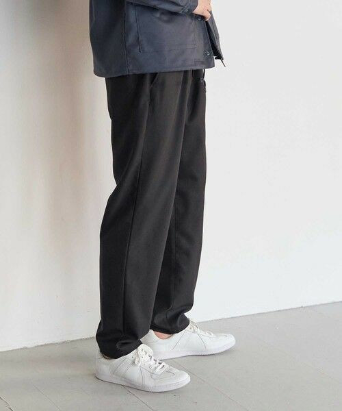 MEN'S BIGI / メンズビギ その他パンツ | ポリエステルギャバジンワンタックセミテーパードパンツ | 詳細11