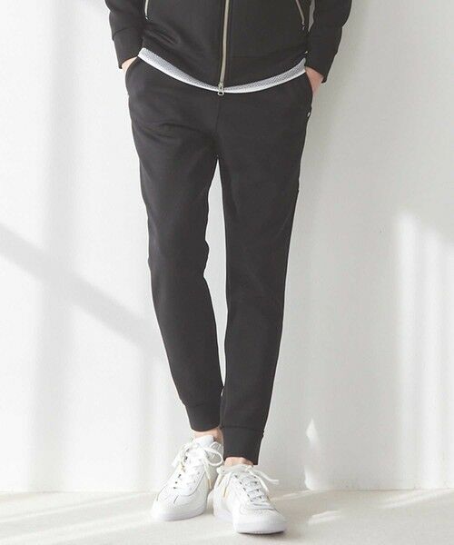 MEN'S BIGI / メンズビギ その他パンツ | 『プロスペリティ』コラボストレッチポンチジャガードジョガーパンツ（ブラック）