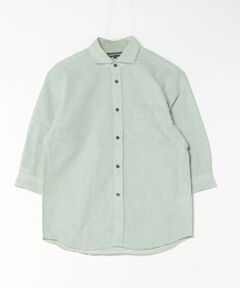 MEN'S BIGI / メンズビギ シャツ・ブラウス | COOLMAX フレンチリネン 7分袖シャツ