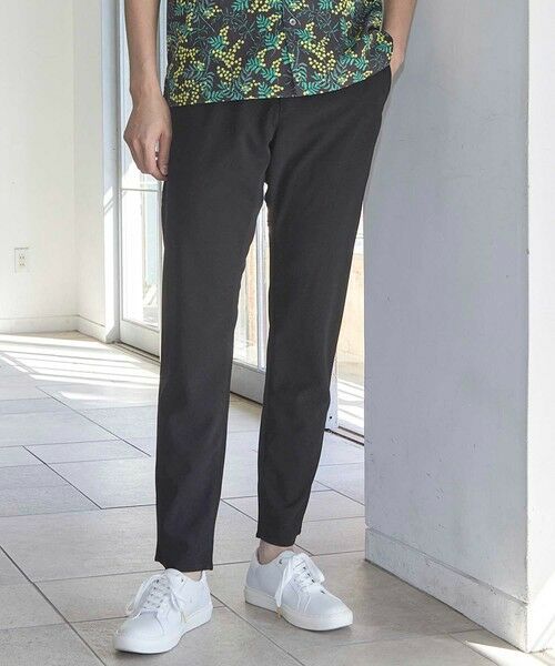 MEN'S BIGI / メンズビギ その他パンツ | 梨地ジャージースリムイージーパンツ(ブラック)