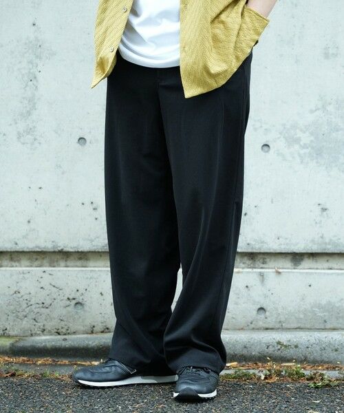 MEN'S BIGI / メンズビギ その他パンツ | *WEB限定 テーパードリラックスワイドパンツ | 詳細1