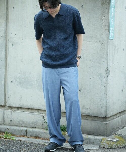 MEN'S BIGI / メンズビギ その他パンツ | *WEB限定 テーパードリラックスワイドパンツ | 詳細9
