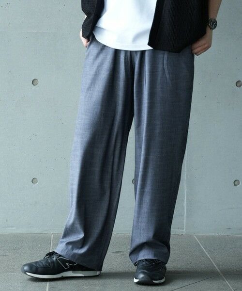 MEN'S BIGI / メンズビギ その他パンツ | *WEB限定 テーパードリラックスワイドパンツ | 詳細10