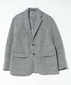 MEN'S BIGI / メンズビギ テーラードジャケット | メランジニット風テーラードジャケット