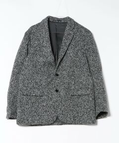 MEN'S BIGI / メンズビギ テーラードジャケット | メランジニット風テーラードジャケット