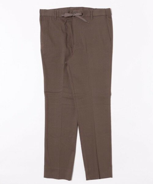 MEN'S BIGI / メンズビギ その他パンツ | ツイルストレッチスリムイージーパンツ（ブラウン）