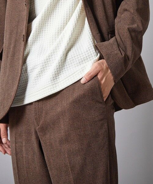 MEN'S BIGI / メンズビギ その他パンツ | 【セットアップ対応】レギュラーフィットヘリンボーンコーデュロイパンツ | 詳細9