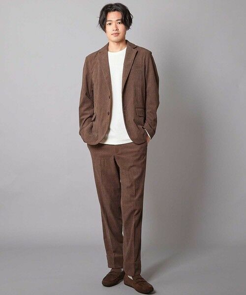 MEN'S BIGI / メンズビギ その他パンツ | 【セットアップ対応】レギュラーフィットヘリンボーンコーデュロイパンツ | 詳細12