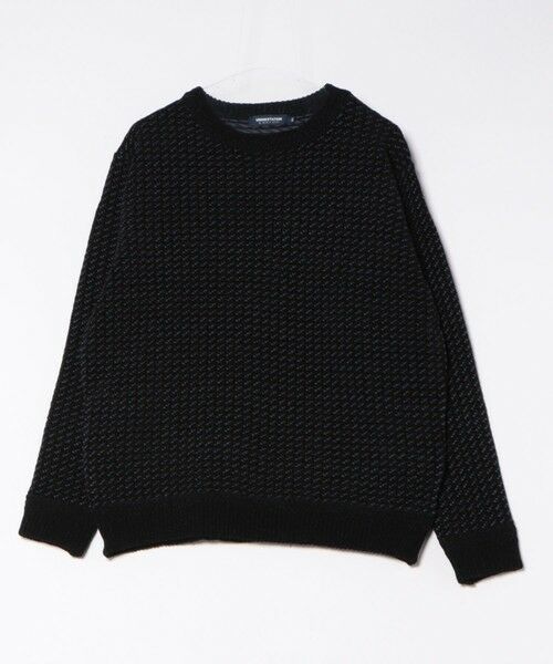 MEN'S BIGI / メンズビギ ニット・セーター | モール×ACグラデーションニット（ブラック）