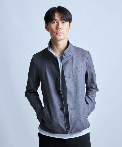 MEN'S BIGI / メンズビギ ブルゾン | T/Cツイルスタンドカラーブルゾン | 詳細7