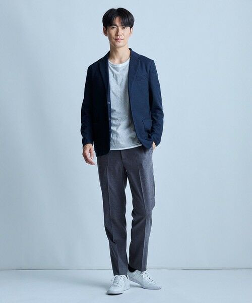 MEN'S BIGI / メンズビギ その他パンツ | T/Rミルドサージスリムイージーパンツ | 詳細1