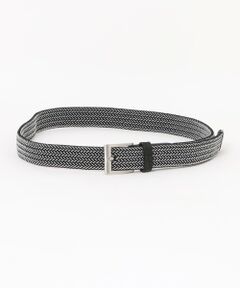 MEN'S BIGI / メンズビギ ベルト・サスペンダー | ヘリンボーンメッシュベルト