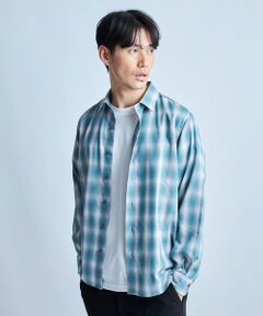 MEN'S BIGI / メンズビギ シャツ・ブラウス | オンブレーチェックシャツ