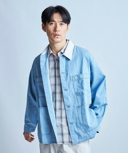 MEN'S BIGI / メンズビギ シャツ・ブラウス | オンブレーチェックシャツ | 詳細13