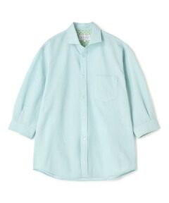 MEN'S BIGI / メンズビギ シャツ・ブラウス | プリントシアサッカークロップドスリーブシャツ＜ハンドウォッシャブル・軽量・通気性＞