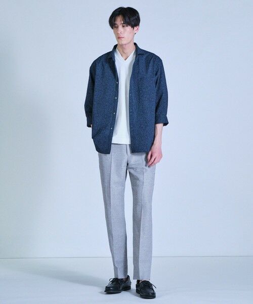 MEN'S BIGI / メンズビギ シャツ・ブラウス | プリントシアサッカークロップドスリーブシャツ＜ハンドウォッシャブル・軽量・通気性＞ | 詳細17