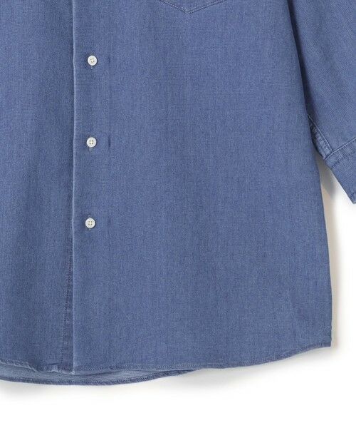 MEN'S BIGI / メンズビギ シャツ・ブラウス | メッシュデニムクロップドスリーブシャツ＜ストレッチ・ハンドウォッシャブル・通気性＞ | 詳細17