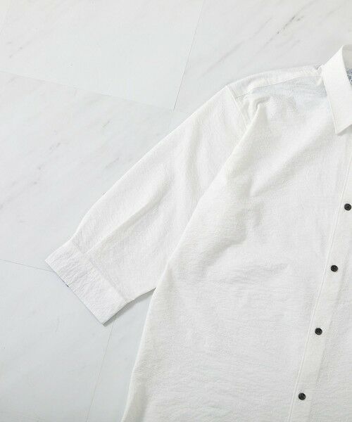 MEN'S BIGI / メンズビギ シャツ・ブラウス | ストレッチワッシャー七分袖シャツ＜ハンドウォッシャブル・UVカット・抗菌＞ | 詳細3