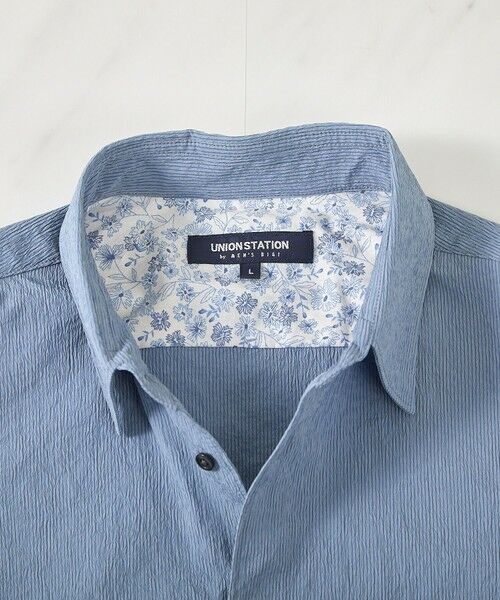 MEN'S BIGI / メンズビギ シャツ・ブラウス | ストレッチワッシャー七分袖シャツ＜ハンドウォッシャブル・UVカット・抗菌＞ | 詳細30