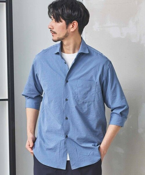 MEN'S BIGI / メンズビギ シャツ・ブラウス | ストレッチワッシャー七分袖シャツ＜ハンドウォッシャブル・UVカット・抗菌＞ | 詳細22