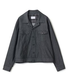 MEN'S BIGI / メンズビギ Gジャン・デニムジャケット | メッシュデニムトラッカージャケット〈ストレッチ・軽量・ハンドウォッシャブル・通気性〉