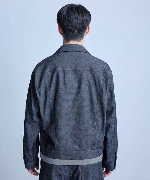 MEN'S BIGI / メンズビギ Gジャン・デニムジャケット | メッシュデニムトラッカージャケット〈ストレッチ・軽量・ハンドウォッシャブル・通気性〉 | 詳細4