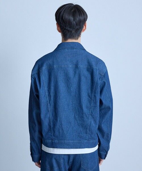 MEN'S BIGI / メンズビギ Gジャン・デニムジャケット | メッシュデニムトラッカージャケット〈ストレッチ・軽量・ハンドウォッシャブル・通気性〉 | 詳細19