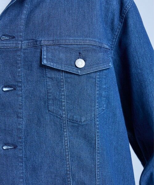 MEN'S BIGI / メンズビギ Gジャン・デニムジャケット | メッシュデニムトラッカージャケット〈ストレッチ・軽量・ハンドウォッシャブル・通気性〉 | 詳細21