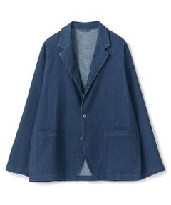 MEN'S BIGI / メンズビギ Gジャン・デニムジャケット | メッシュデニムジャケット〈ストレッチ・軽量・ハンドウォッシャブル・通気性〉