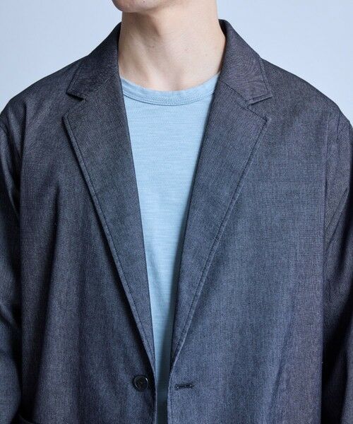 MEN'S BIGI / メンズビギ Gジャン・デニムジャケット | メッシュデニムジャケット〈ストレッチ・軽量・ハンドウォッシャブル・通気性〉 | 詳細5
