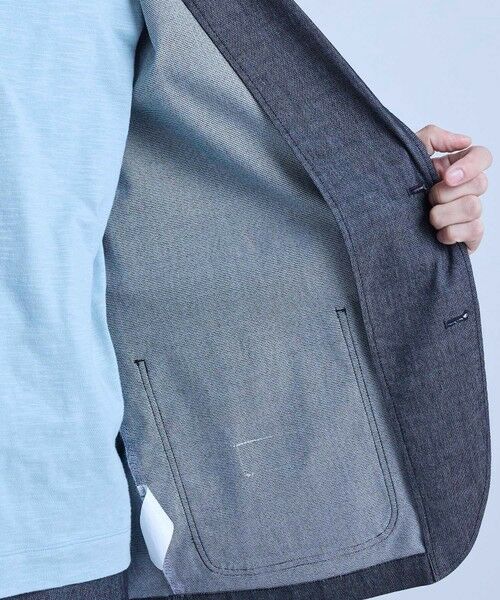 MEN'S BIGI / メンズビギ Gジャン・デニムジャケット | メッシュデニムジャケット〈ストレッチ・軽量・ハンドウォッシャブル・通気性〉 | 詳細8