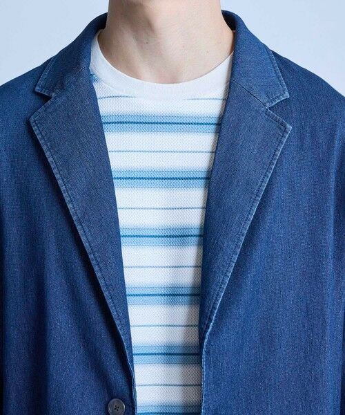 MEN'S BIGI / メンズビギ Gジャン・デニムジャケット | メッシュデニムジャケット〈ストレッチ・軽量・ハンドウォッシャブル・通気性〉 | 詳細14