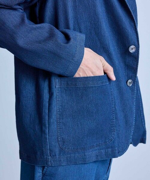 MEN'S BIGI / メンズビギ Gジャン・デニムジャケット | メッシュデニムジャケット〈ストレッチ・軽量・ハンドウォッシャブル・通気性〉 | 詳細15