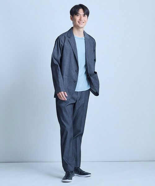 MEN'S BIGI / メンズビギ Gジャン・デニムジャケット | メッシュデニムジャケット〈ストレッチ・軽量・ハンドウォッシャブル・通気性〉 | 詳細16