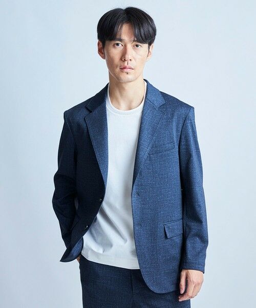 MEN'S BIGI / メンズビギ テーラードジャケット | 【セットアップ対応】プリントポンチテーラードジャケット＜ストレッチ・ハンドウォッシャブル・接触冷感＞ | 詳細21