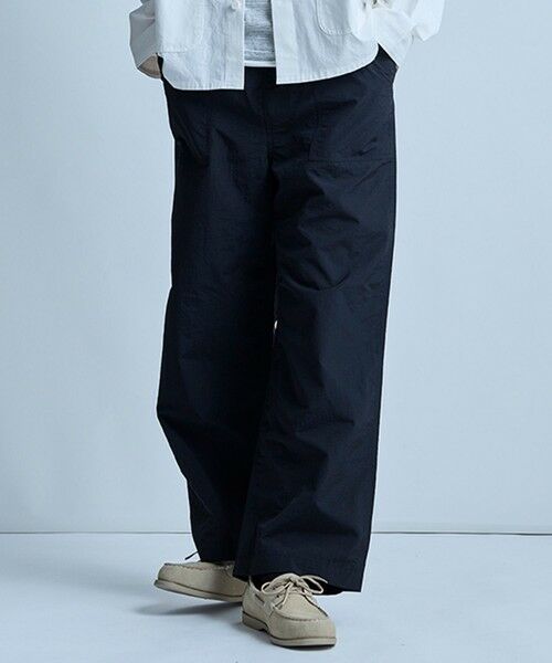 MEN'S BIGI / メンズビギ その他パンツ | ナイロンベイカーパンツ(ブラック)