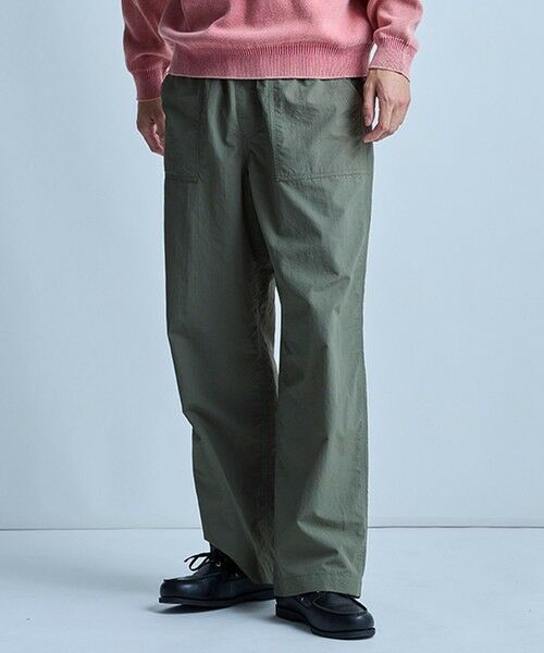 MEN'S BIGI / メンズビギ その他パンツ | ナイロンベイカーパンツ(カーキ)