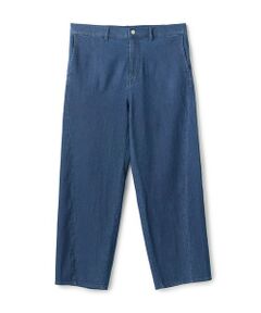 MEN'S BIGI / メンズビギ デニムパンツ | メッシュデニムカーブパンツ〈ストレッチ・軽量・ハンドウォッシャブル・通気性〉