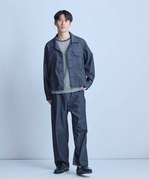 MEN'S BIGI / メンズビギ デニムパンツ | メッシュデニムカーブパンツ〈ストレッチ・軽量・ハンドウォッシャブル・通気性〉 | 詳細2