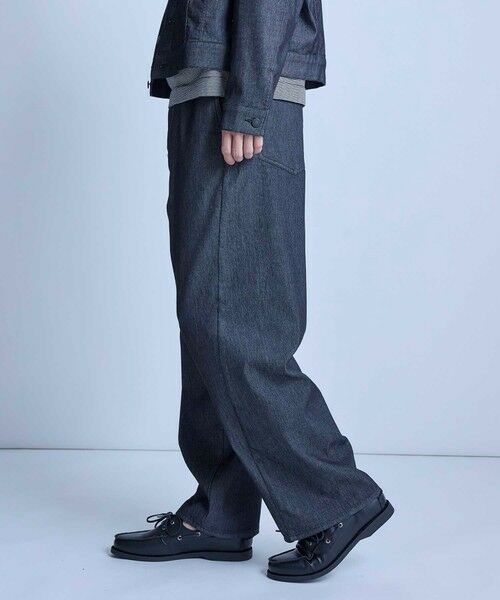 MEN'S BIGI / メンズビギ デニムパンツ | メッシュデニムカーブパンツ〈ストレッチ・軽量・ハンドウォッシャブル・通気性〉 | 詳細3