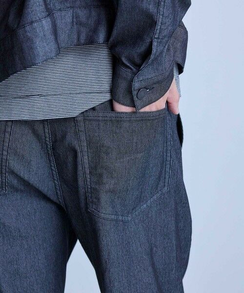 MEN'S BIGI / メンズビギ デニムパンツ | メッシュデニムカーブパンツ〈ストレッチ・軽量・ハンドウォッシャブル・通気性〉 | 詳細5