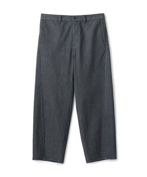 MEN'S BIGI / メンズビギ デニムパンツ | メッシュデニムカーブパンツ〈ストレッチ・軽量・ハンドウォッシャブル・通気性〉（ブラック）