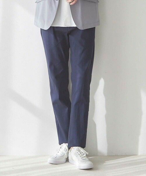 MEN'S BIGI / メンズビギ その他パンツ | ハイパーストレッチヘリンボンパンツ＜スーパーストレッチ・ハンドウォッシャブル＞（ネイビー）