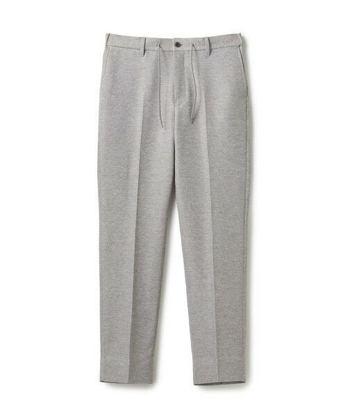 MEN'S BIGI / メンズビギ スラックス・ドレスパンツ | 【セットアップ対応】カラミ織りスラックス〈通気性〉(ライトグレー)