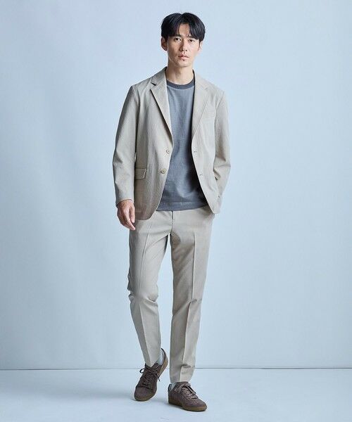 MEN'S BIGI / メンズビギ スラックス・ドレスパンツ | 【洗える/ストレッチ】テックチリメンスリムイージースラックス | 詳細2