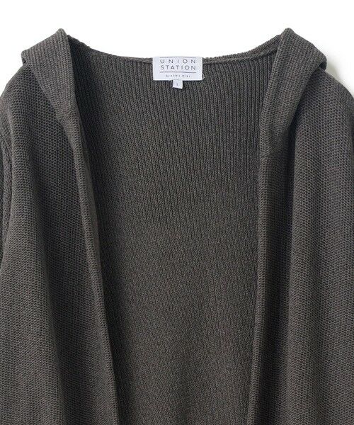 MEN'S BIGI / メンズビギ カーディガン・ボレロ | ドライタッチニットパーカ〈ストレッチ・ハンドウォッシャブル・通気性〉 | 詳細9