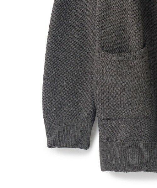 MEN'S BIGI / メンズビギ カーディガン・ボレロ | ドライタッチニットパーカ〈ストレッチ・ハンドウォッシャブル・通気性〉 | 詳細10